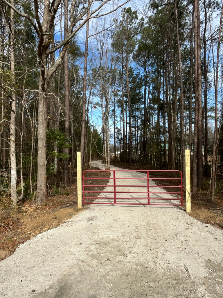 clearing_driveway gate install Clearing driveway gate install
